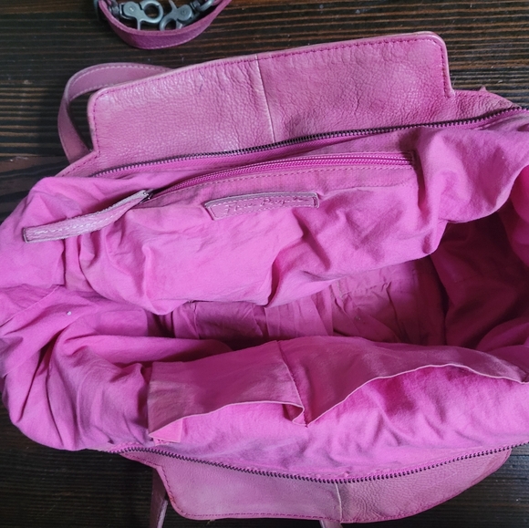 Pink Genuine Leather shoulder bag from Free People - Picture 4 of 5